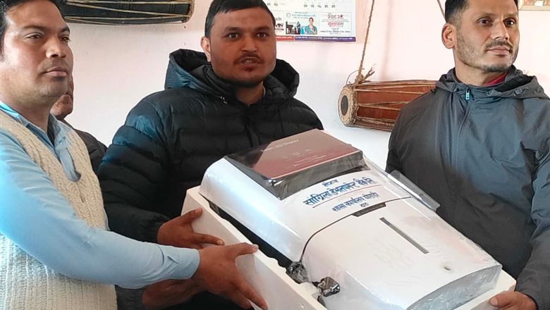 साङ्ग्रिला बैंक घोराहीद्वारा माबि सौडियारलाई फिल्टर सहयोग