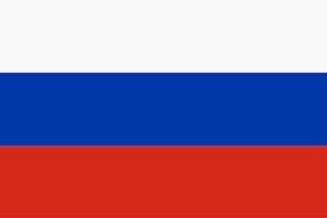 Russia Vector Flag. Vector illustration.